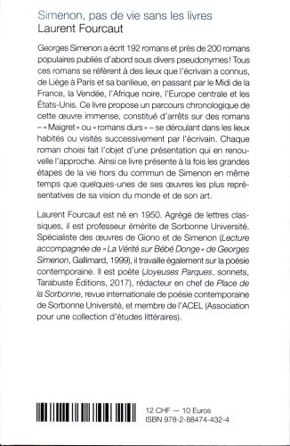 Produktbild: Simenon : pas de vie sans les livres