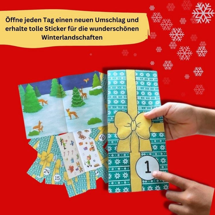 Produktbild: Mein Stickerspa&szlig;-Adventskalender