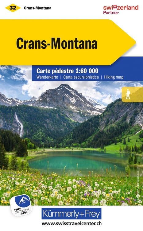 Produktbild: KuF Schweiz Wanderkarte 32 Crans-Montana