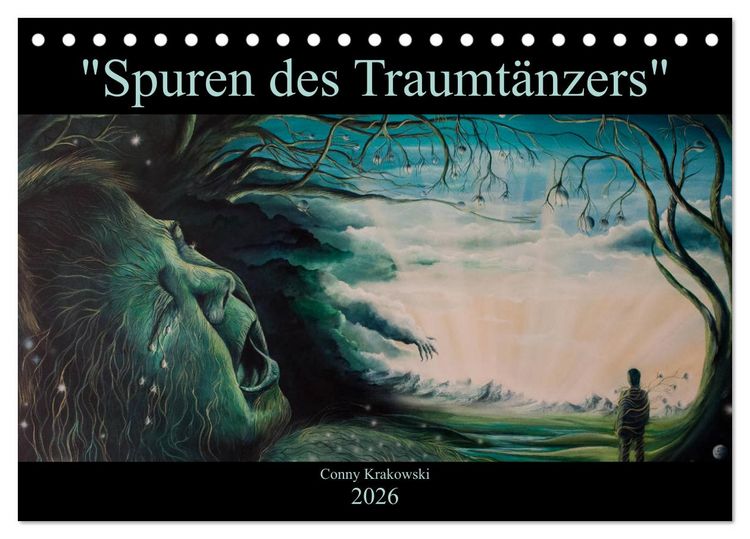Produktbild: Spuren des Traumt&auml;nzers (Tischkalender 2026 DIN A5 quer), CALVENDO Monatskalender