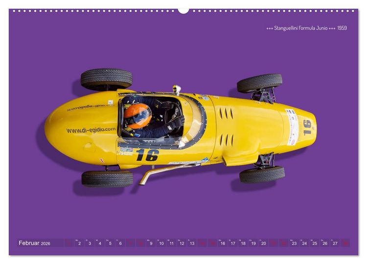 Produktbild: Legenden des Rennsports - Formel Junior 1955-1965 (hochwertiger Premium Wandkalender 2026 DIN A2 quer), Kunstdruck in Hochglanz