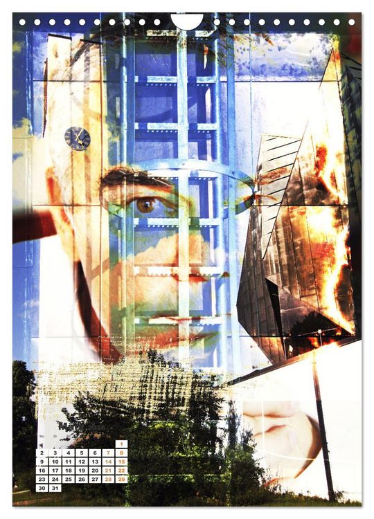 Produktbild: UrbanArt Mensch und Stadt in der Kunst (Wandkalender 2026 DIN A4 hoch), CALVENDO Monatskalender