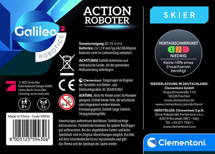 Produktbild: Galileo Action Roboter - Skier