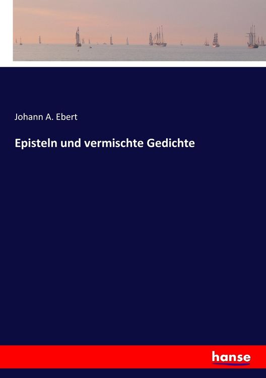 Produktbild: Episteln und vermischte Gedichte
