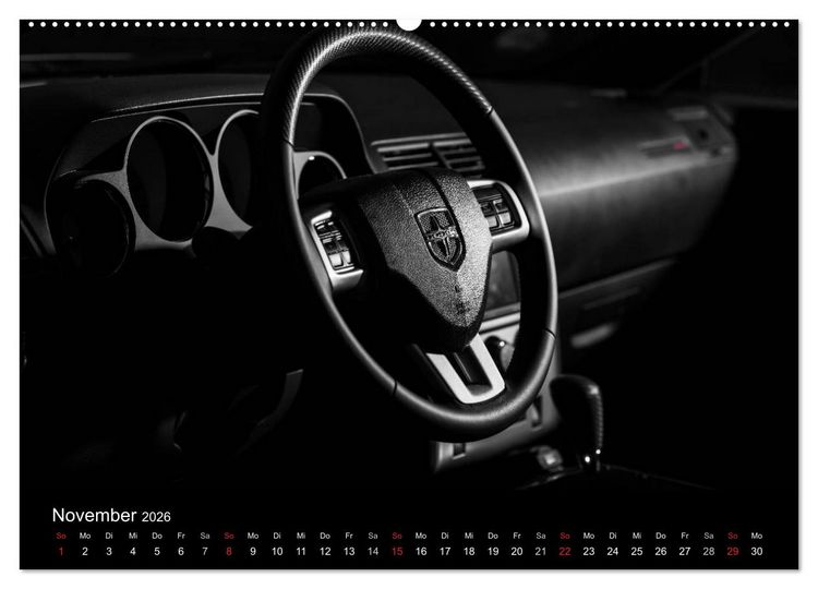 Produktbild: Dodge Challenger SRT8 (Wandkalender 2026 DIN A2 quer), CALVENDO Monatskalender