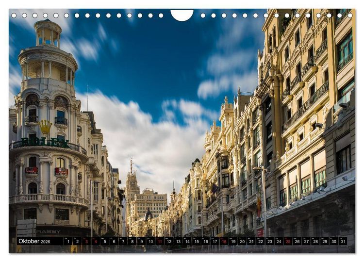 Produktbild: Metropole Madrid (Wandkalender 2026 DIN A4 quer), CALVENDO Monatskalender