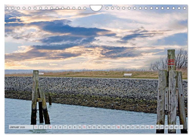 Produktbild: Langeoog - Natur Pur (Wandkalender 2026 DIN A4 quer), CALVENDO Monatskalender