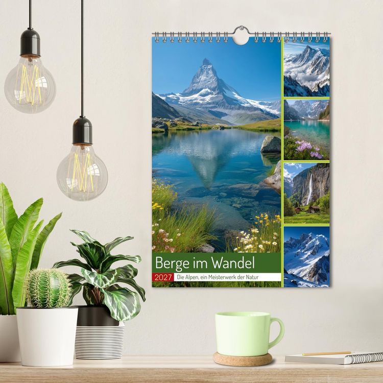 Produktbild: Berge im Wandel (Wandkalender 2027 DIN A4 hoch), CALVENDO Monatskalender