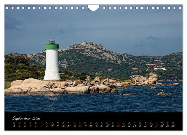 Produktbild: Blaues Sardinien (Wandkalender 2026 DIN A4 quer), CALVENDO Monatskalender