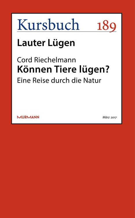 Produktbild: K&ouml;nnen Tiere l&uuml;gen?