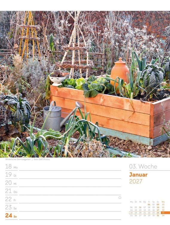 Produktbild: Gartengl&uuml;ck Wochenplaner Kalender 2027