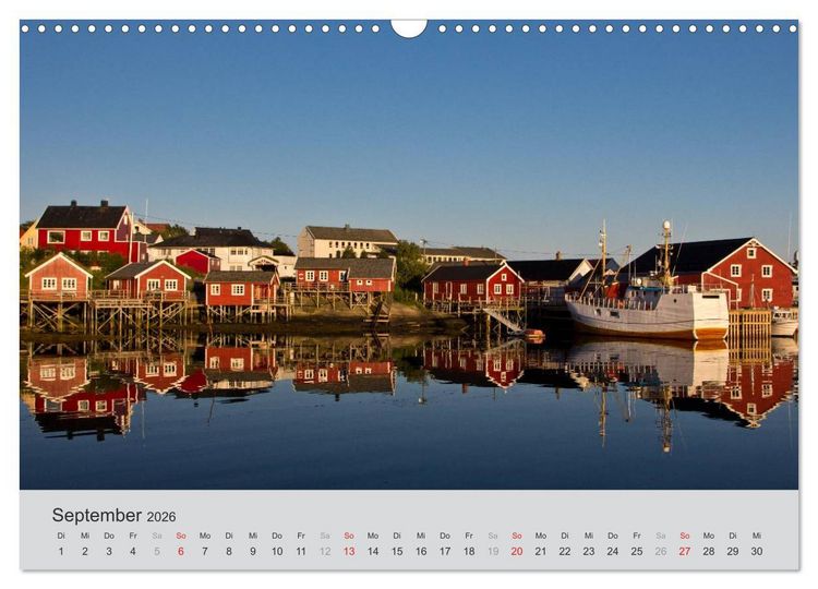 Produktbild: Norwegen - Land der Fjorde (Wandkalender 2026 DIN A3 quer), CALVENDO Monatskalender