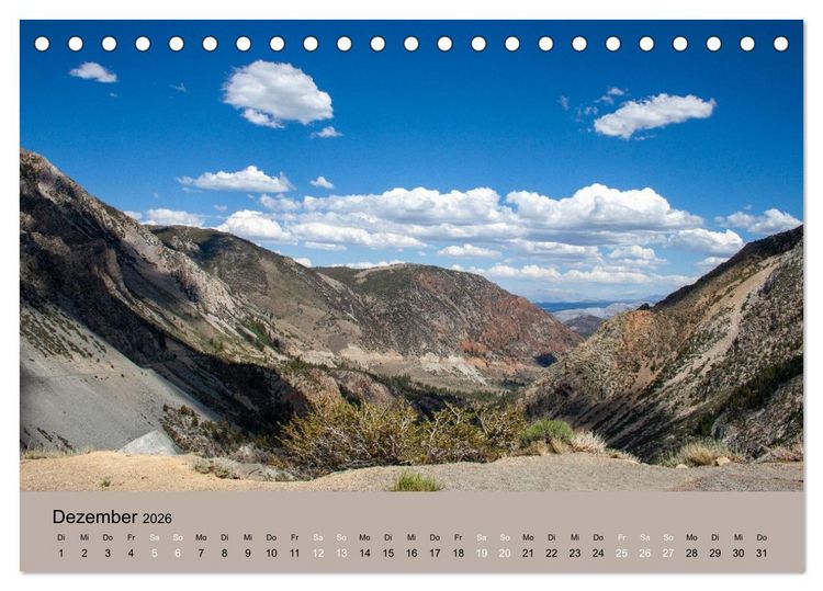 Produktbild: Yosemite, Entlang der Tioga Road (Tischkalender 2026 DIN A5 quer), CALVENDO Monatskalender