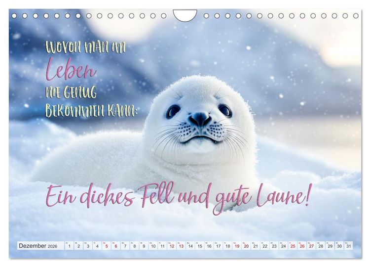 Produktbild: Ein tierisch gutes Jahr (Wandkalender 2026 DIN A4 quer), CALVENDO Monatskalender