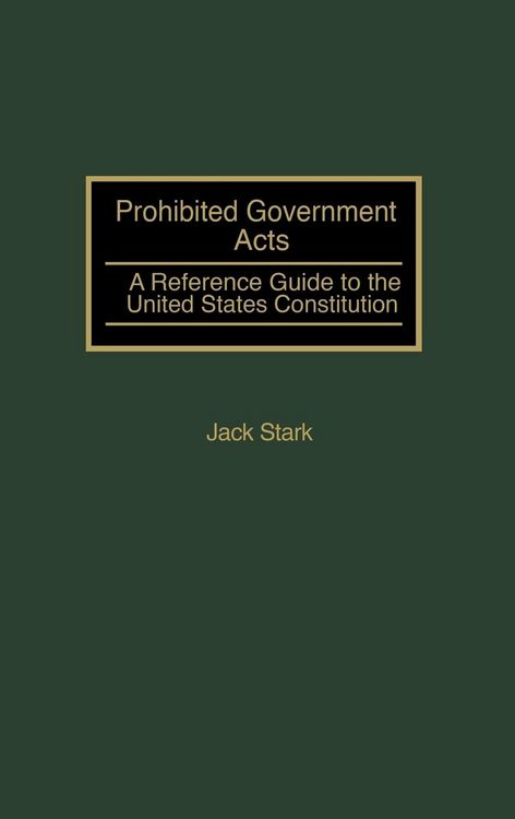 Produktbild: Prohibited Government Acts