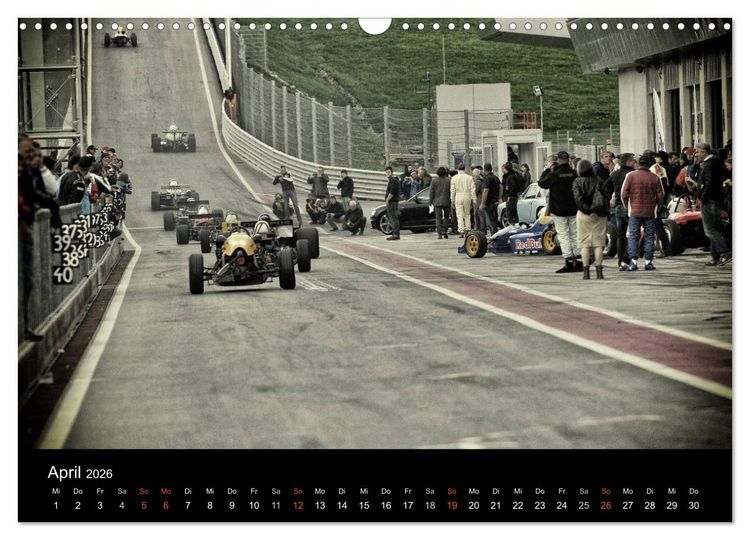 Produktbild: Raceday (Wandkalender 2026 DIN A3 quer), CALVENDO Monatskalender