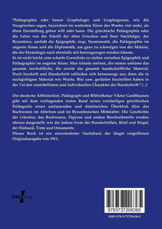Produktbild: Griechische Palaeographie