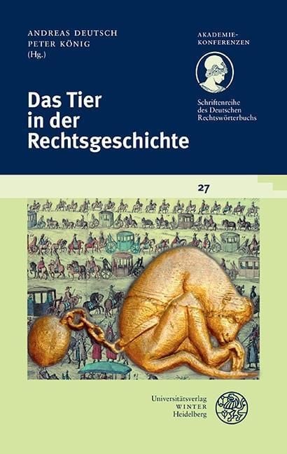 Produktbild: Das Tier in der Rechtsgeschichte