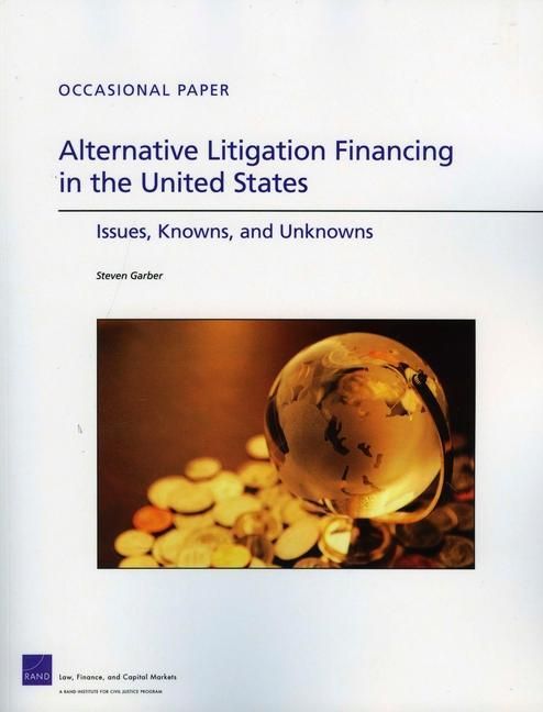 Produktbild: Alternative Litigation Financing in the United States