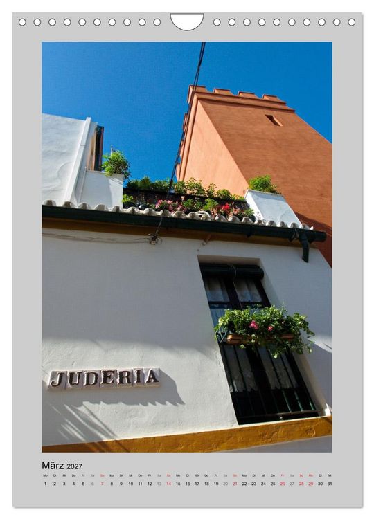 Produktbild: Andalusien - Bekanntes und Unbeachtetes (Wandkalender 2027 DIN A4 hoch), CALVENDO Monatskalender