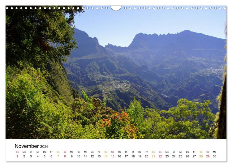 Produktbild: La R&eacute;union - Auf der Insel der Gef&uuml;hle (Wandkalender 2026 DIN A3 quer), CALVENDO Monatskalender