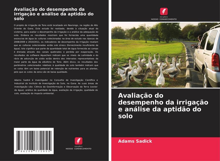 Produktbild: Avalia&ccedil;&atilde;o do desempenho da irriga&ccedil;&atilde;o e an&aacute;lise da aptid&atilde;o do solo