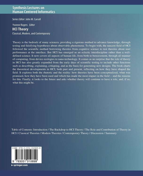 Produktbild: HCI Theory