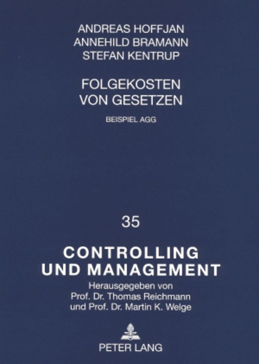 Produktbild: Folgekosten von Gesetzen