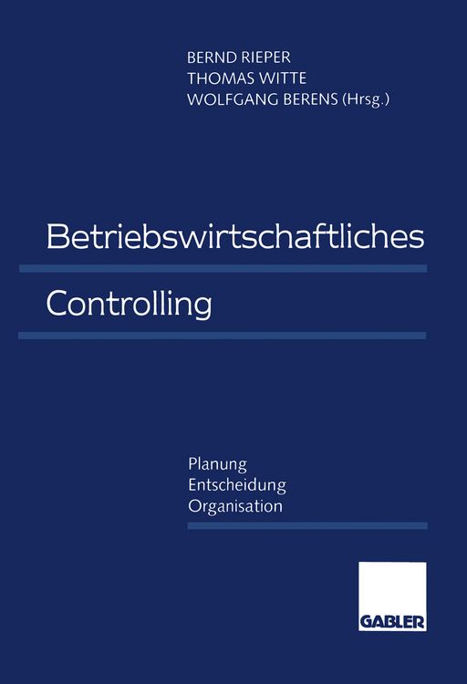 Produktbild: Betriebswirtschaftliches Controlling