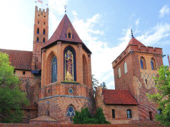 Produktbild: CALVENDO Puzzle Ordensburg des Deutschen Ordens in Marienburg, polnisch Malbork, in Pommern | 1000 Teile Lege-Gr&ouml;&szlig;e 64x48cm Foto-Puzzle f&uuml;r gl&uuml;ckliche Stunden