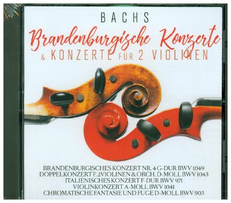 Produktbild: Bachs brandenburg.Konzerte u.Konzerte f.2 Violin