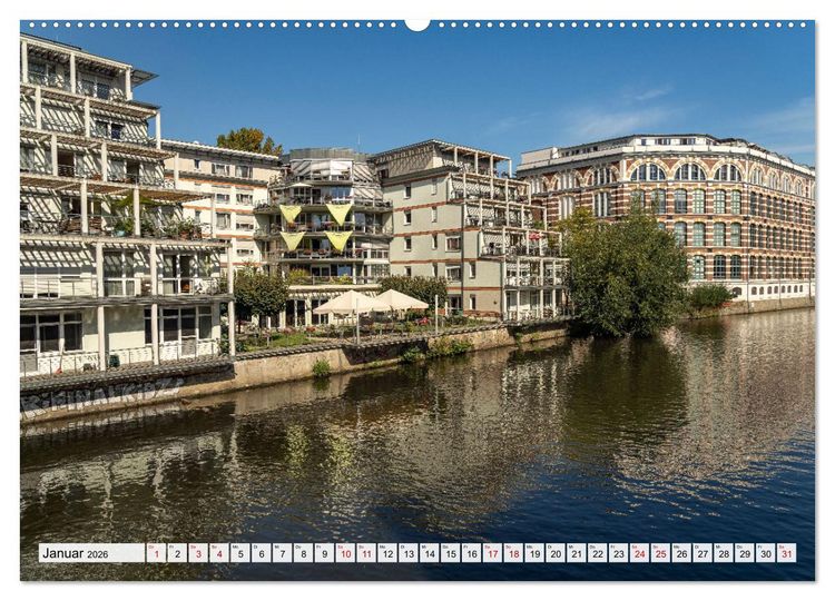 Produktbild: Sachsen - Leipzig (Wandkalender 2026 DIN A2 quer), CALVENDO Monatskalender