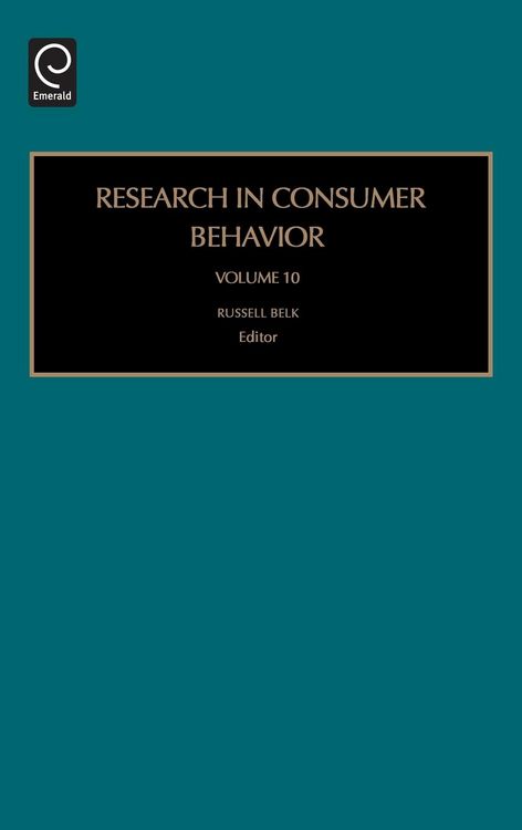 Produktbild: Research in Consumer Behavior