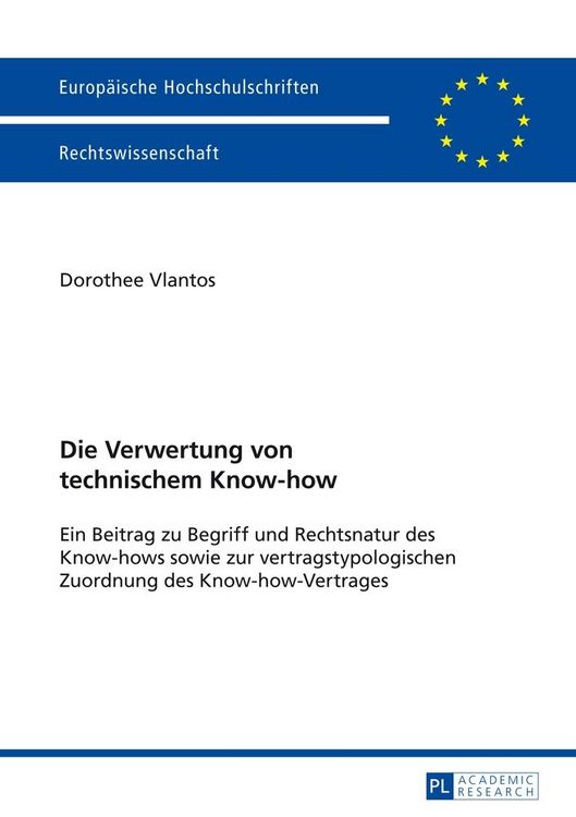 Produktbild: Die Verwertung von technischem Know-how