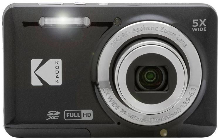 Produktbild: Kodak Pixpro FZ55 Friendly Zoom Digitalkamera 16 Megapixel Opt. Zoom: 5 x Schwarz Full HD Video, HDR-Video, Integrierter Akku