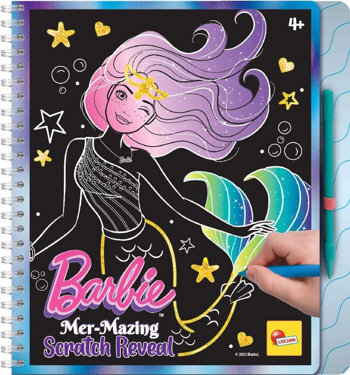 Produktbild: Barbie Sketch Book Mer-Mazing Scratch Reveal (In Display of 12 PCS)