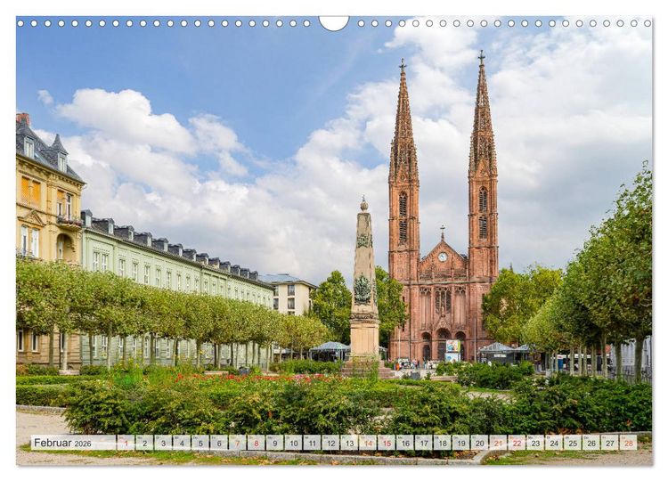 Produktbild: Wiesbaden Impressionen (Wandkalender 2026 DIN A3 quer), CALVENDO Monatskalender