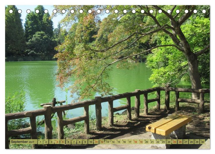 Produktbild: Die Natur Japans (Tischkalender 2027 DIN A5 quer), CALVENDO Monatskalender