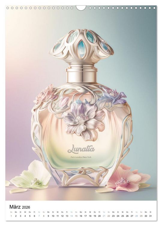 Produktbild: Parfum Eleganz im Glas (Wandkalender 2026 DIN A3 hoch), CALVENDO Monatskalender