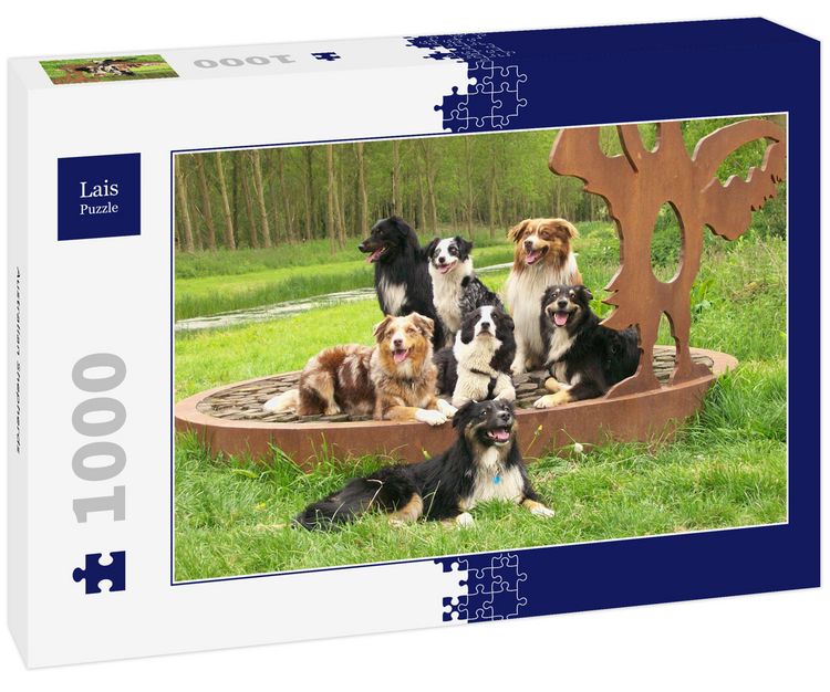 Produktbild: Lais Puzzle Australian Shepherds 1000 Teile