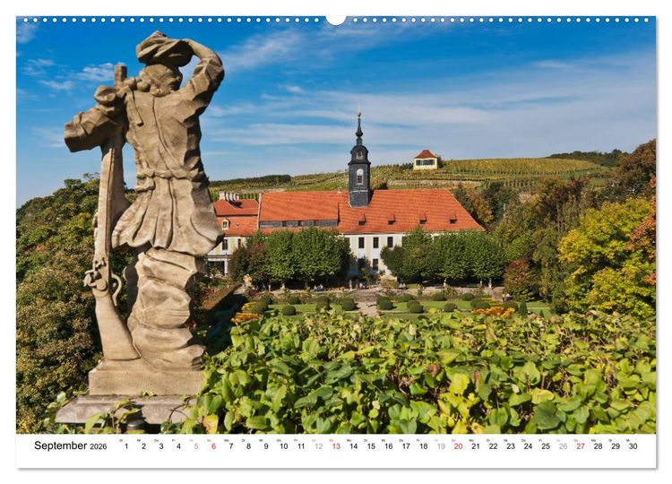 Produktbild: Sachsen (hochwertiger Premium Wandkalender 2026 DIN A2 quer), Kunstdruck in Hochglanz