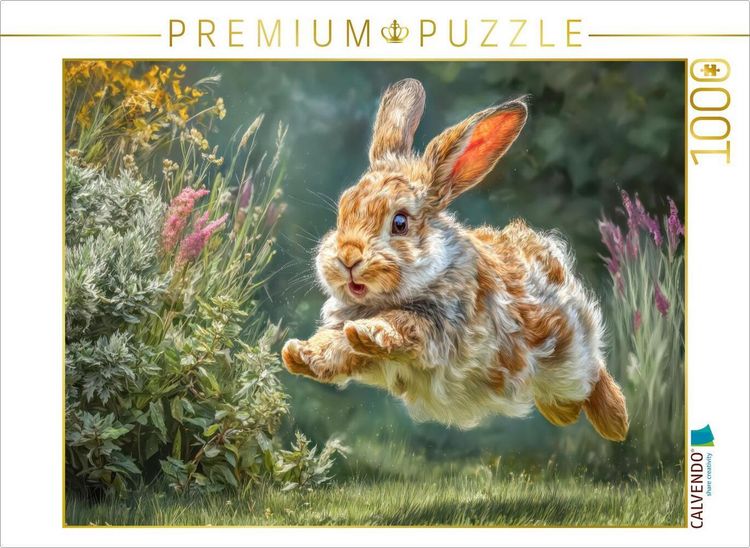 Produktbild: CALVENDO Puzzle Kaninchenportraits | 1000 Teile Lege-Gr&ouml;&szlig;e 64x48cm Foto-Puzzle f&uuml;r gl&uuml;ckliche Stunden