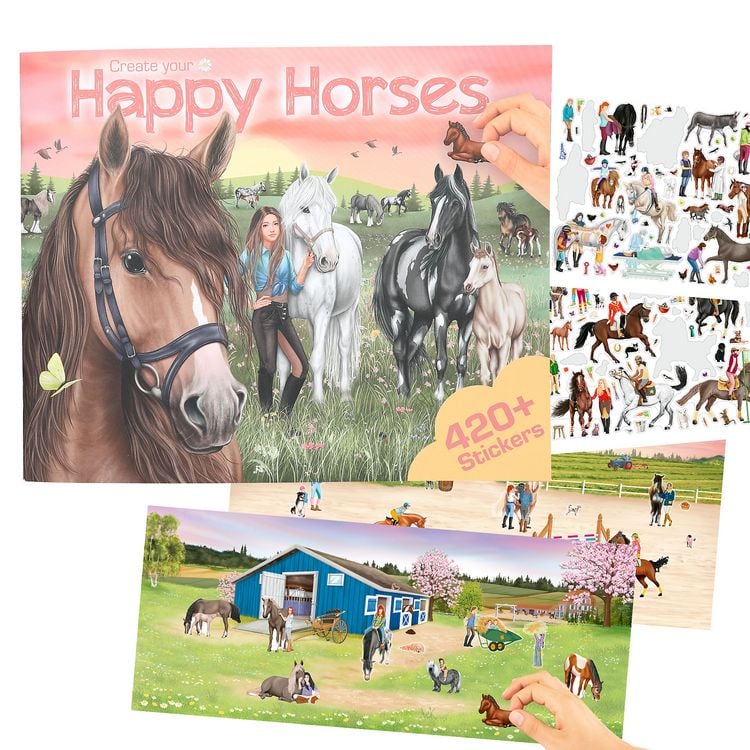 Produktbild: Create Your Happy Horses - Stickerbuch