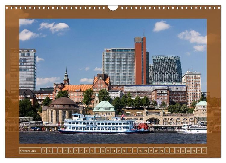Produktbild: Hamburg, die Weltstadt im Norden von Deutschland (Wandkalender 2026 DIN A3 quer), CALVENDO Monatskalender