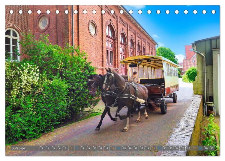 Produktbild: BORKUM Entdeckungen (Tischkalender 2026 DIN A5 quer), CALVENDO Monatskalender