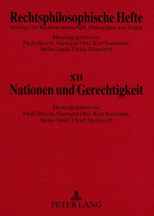 Produktbild: Nationen und Gerechtigkeit