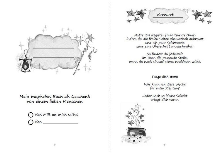 Produktbild: Meine Gedanken zum Tag, W&uuml;nsche ans Universum und Visualisieren meiner Zukunft und Ziele