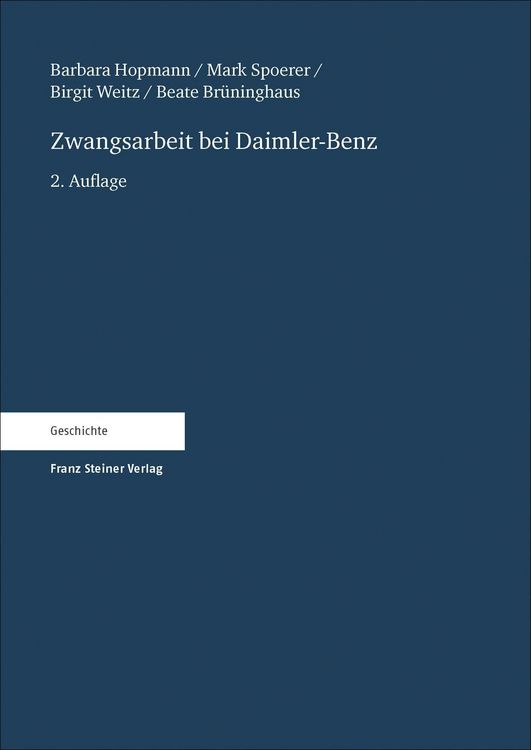 Produktbild: Zwangsarbeit bei Daimler-Benz