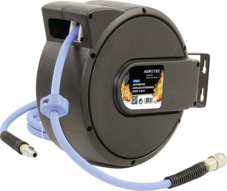 Produktbild: Aerotec Aero 8 ECO Druckluft-Schlauchaufroller 12 bar Wandbefestigung