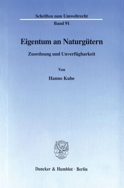 Produktbild: Eigentum an Naturg&uuml;tern.